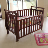 Babyhood Georgia Sleigh Luxx 4 in 1 Cot